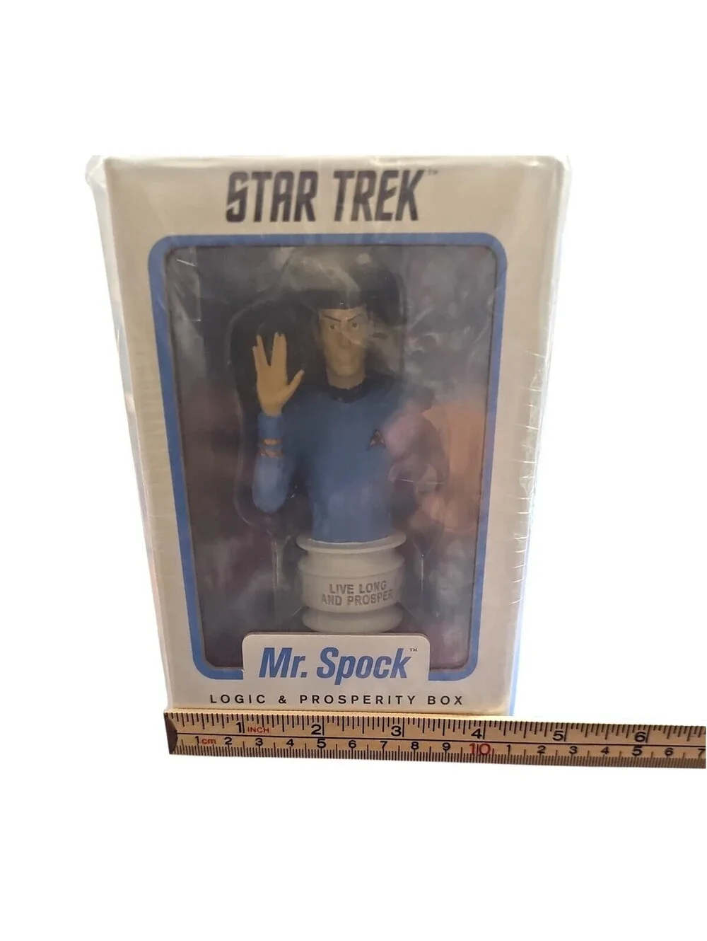 Star Trek Mr. Spock Logic & Prosperity Box – Bust + Book – Chronicle Books – NIB